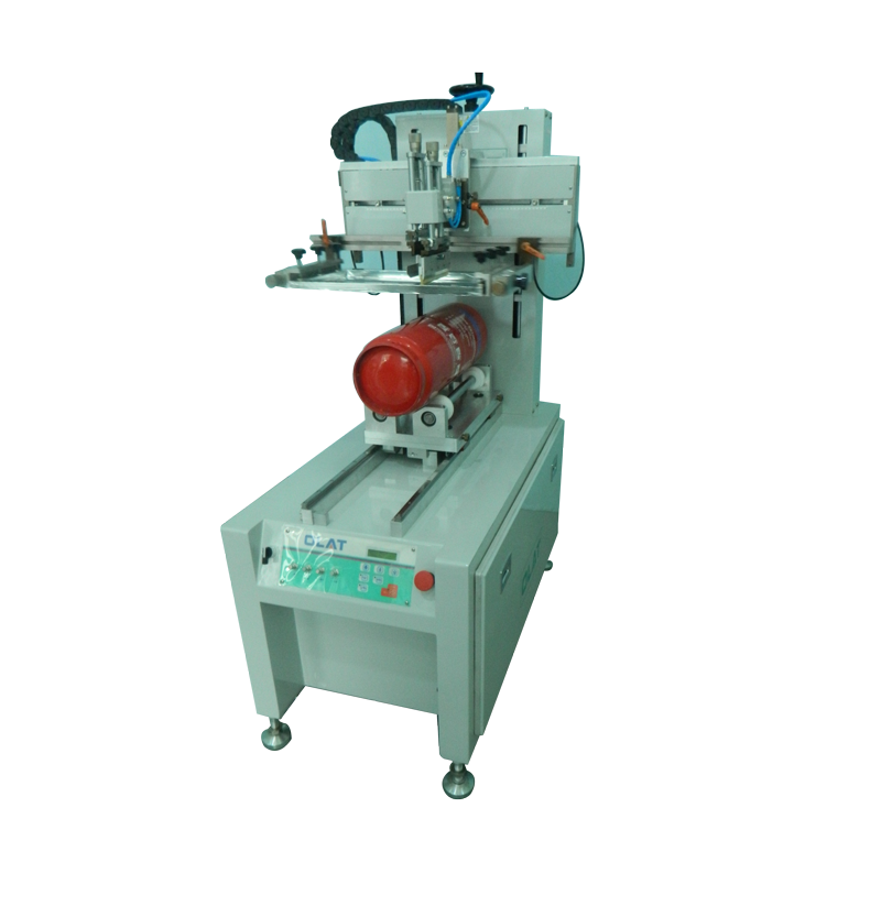 Wuxi customer order printed gas cylinder screen printing machine non-standard custom screen printing machine